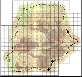 Pelopidas mathias Waterberg distribution